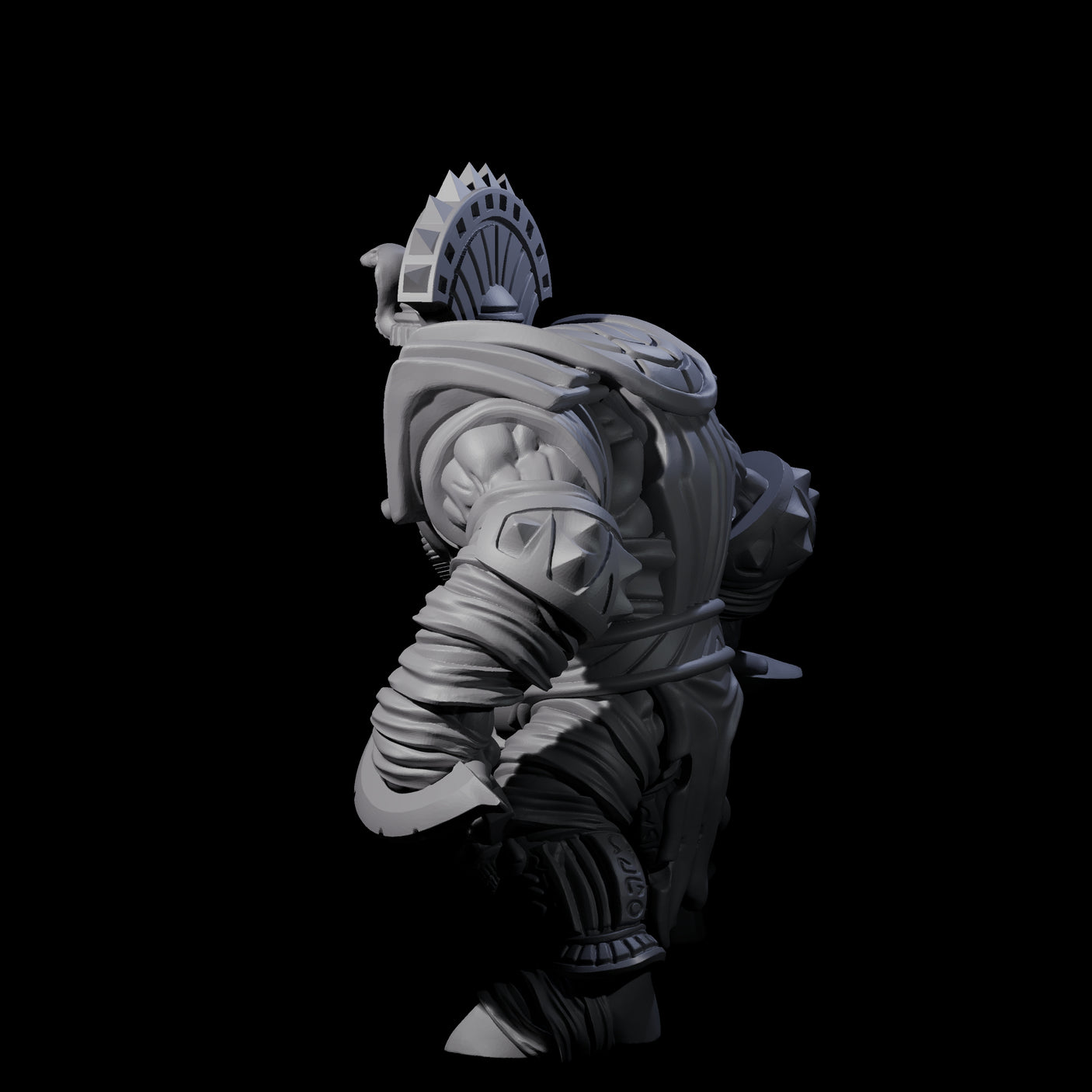 Mega Mummy A Miniature for Dungeons and Dragons, Pathfinder or other TTRPGs