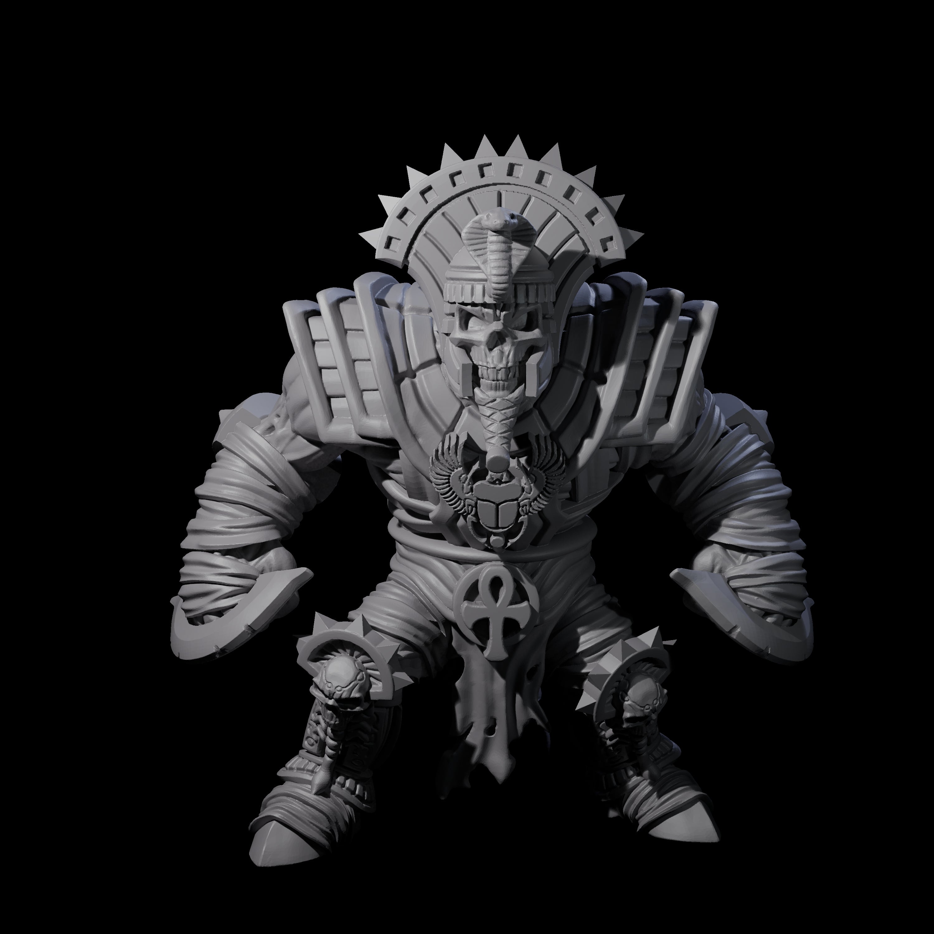 Mega Mummy A Miniature for Dungeons and Dragons, Pathfinder or other TTRPGs