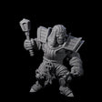 Mega Mummy B Miniature for Dungeons and Dragons, Pathfinder or other TTRPGs