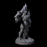 Mega Undead Death Knight Miniature for Dungeons and Dragons, Pathfinder or other TTRPGs