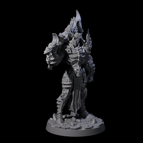 Mega Undead Death Knight Miniature for Dungeons and Dragons, Pathfinder or other TTRPGs