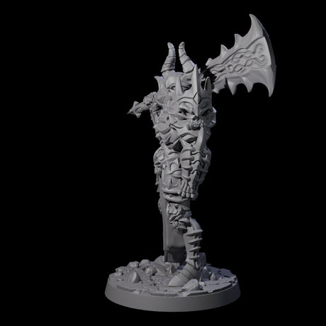 Mega Undead Death Knight Miniature for Dungeons and Dragons, Pathfinder or other TTRPGs