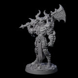 Mega Undead Death Knight Miniature for Dungeons and Dragons, Pathfinder or other TTRPGs