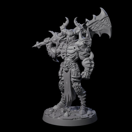 Mega Undead Death Knight Miniature for Dungeons and Dragons, Pathfinder or other TTRPGs