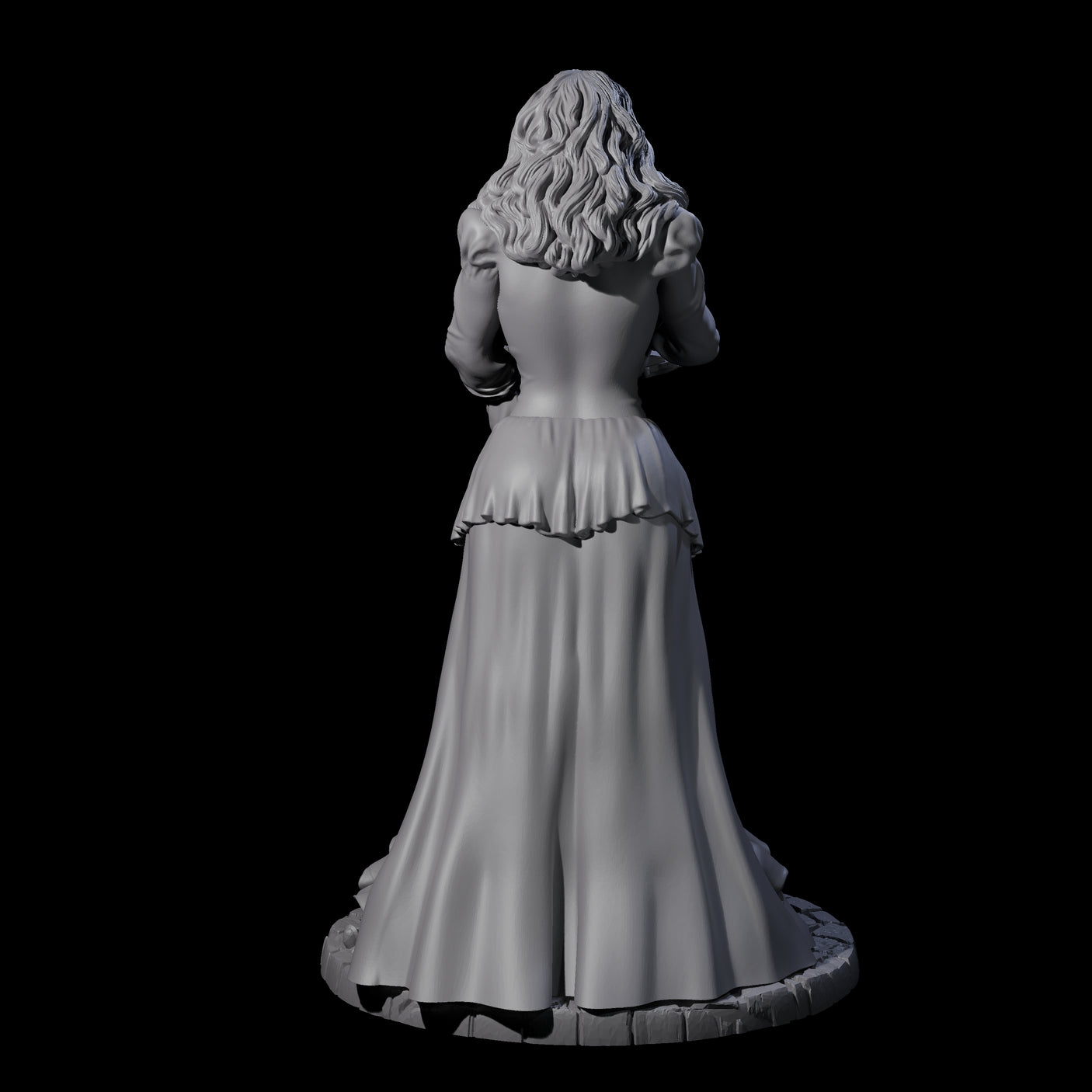 Megrid - Casting Wizard Miniature for Dungeons and Dragons, Pathfinder or other TTRPGs