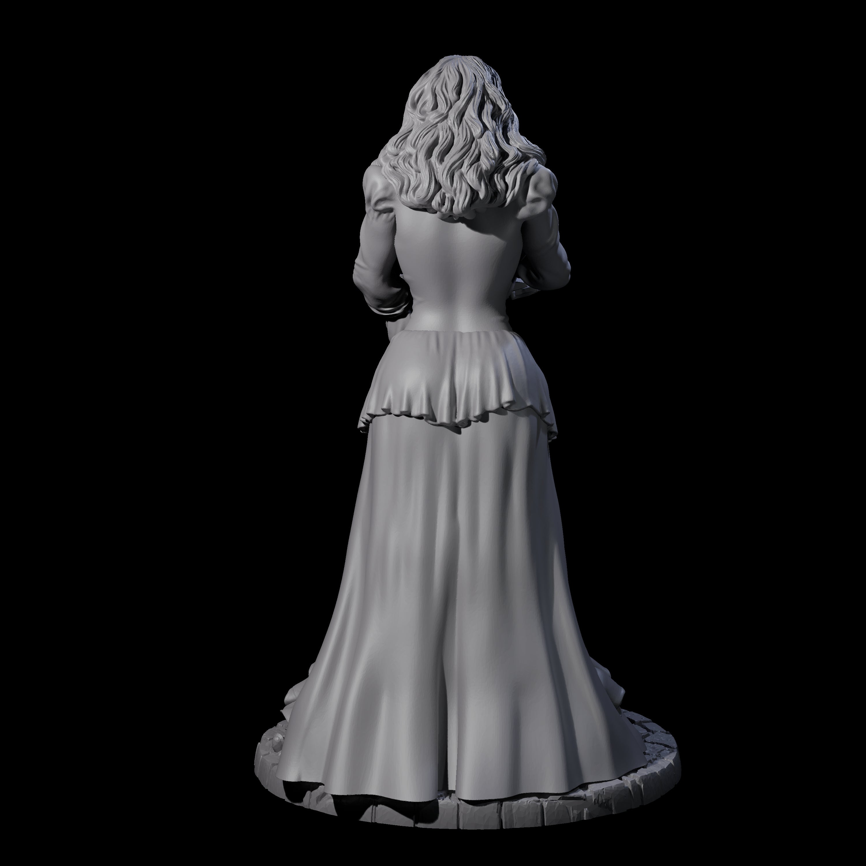 Megrid - Casting Wizard Miniature for Dungeons and Dragons, Pathfinder or other TTRPGs