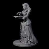 Megrid - Casting Wizard Miniature for Dungeons and Dragons, Pathfinder or other TTRPGs