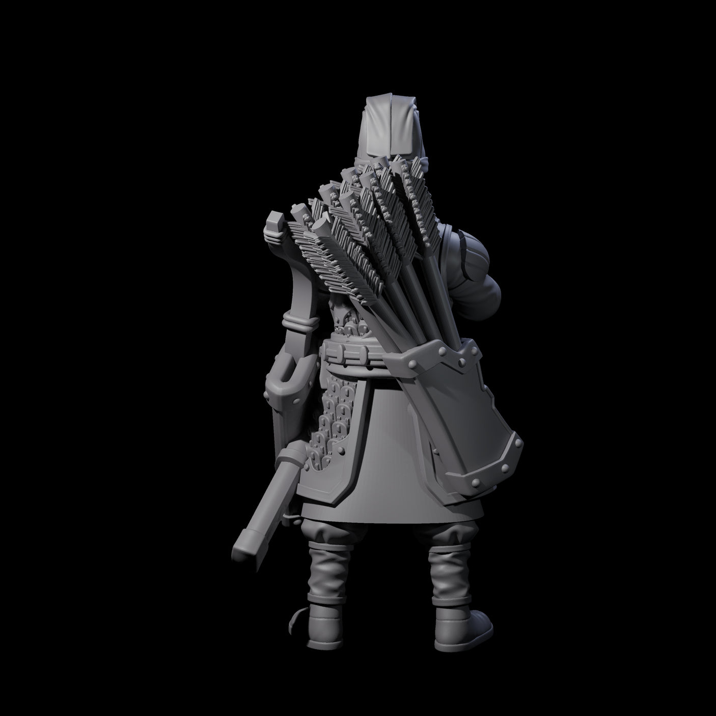 Melodious Human Warrior Musician Miniature for Dungeons and Dragons, Pathfinder or other TTRPGs