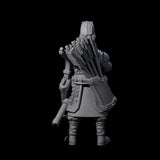 Melodious Human Warrior Musician Miniature for Dungeons and Dragons, Pathfinder or other TTRPGs