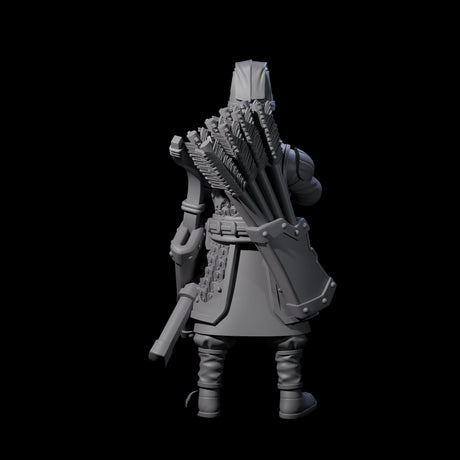 Melodious Human Warrior Musician Miniature for Dungeons and Dragons, Pathfinder or other TTRPGs