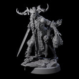 Men Slaying Hervor A Miniature for Dungeons and Dragons, Pathfinder or other TTRPGs