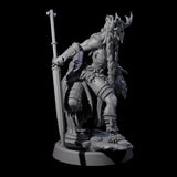Men Slaying Hervor A Miniature for Dungeons and Dragons, Pathfinder or other TTRPGs