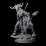 Men Slaying Hervor A Miniature for Dungeons and Dragons, Pathfinder or other TTRPGs