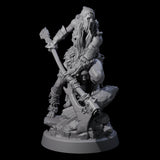 Men Slaying Hervor B Miniature for Dungeons and Dragons, Pathfinder or other TTRPGs