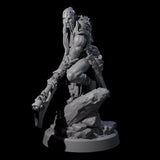 Men Slaying Hervor B Miniature for Dungeons and Dragons, Pathfinder or other TTRPGs