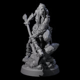 Men Slaying Hervor B Miniature for Dungeons and Dragons, Pathfinder or other TTRPGs