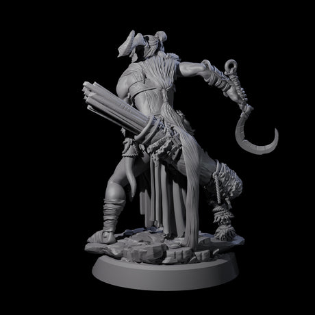 Men Slaying Hervor C Miniature for Dungeons and Dragons, Pathfinder or other TTRPGs