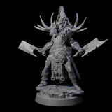 Men Slaying Hervor D Miniature for Dungeons and Dragons, Pathfinder or other TTRPGs