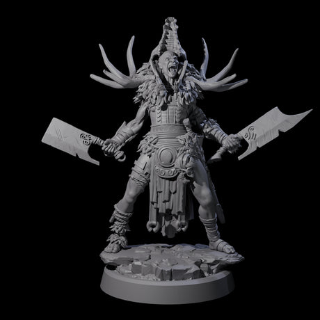 Men Slaying Hervor D Miniature for Dungeons and Dragons, Pathfinder or other TTRPGs