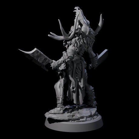Men Slaying Hervor D Miniature for Dungeons and Dragons, Pathfinder or other TTRPGs