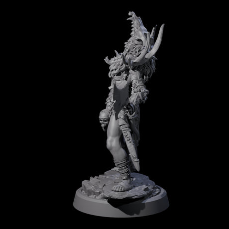 Men Slaying Hervor D Miniature for Dungeons and Dragons, Pathfinder or other TTRPGs