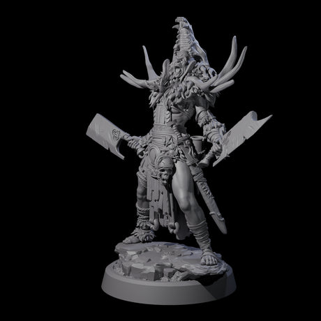 Men Slaying Hervor D Miniature for Dungeons and Dragons, Pathfinder or other TTRPGs