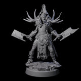 Men Slaying Hervor D Miniature for Dungeons and Dragons, Pathfinder or other TTRPGs