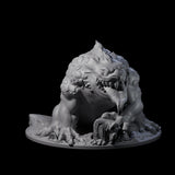 Menacing Basilisk Monstrosity Miniature for Dungeons and Dragons, Pathfinder or other TTRPGs
