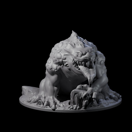 Menacing Basilisk Monstrosity Miniature for Dungeons and Dragons, Pathfinder or other TTRPGs