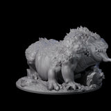Menacing Basilisk Monstrosity Miniature for Dungeons and Dragons, Pathfinder or other TTRPGs