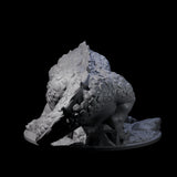 Menacing Basilisk Monstrosity Miniature for Dungeons and Dragons, Pathfinder or other TTRPGs