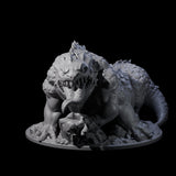 Menacing Basilisk Monstrosity Miniature for Dungeons and Dragons, Pathfinder or other TTRPGs