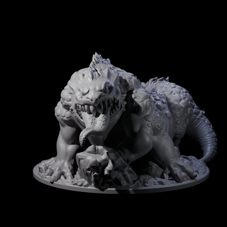 Menacing Basilisk Monstrosity Miniature for Dungeons and Dragons, Pathfinder or other TTRPGs