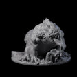 Menacing Basilisk Monstrosity Miniature for Dungeons and Dragons, Pathfinder or other TTRPGs
