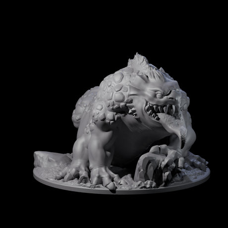 Menacing Basilisk Monstrosity Miniature for Dungeons and Dragons, Pathfinder or other TTRPGs