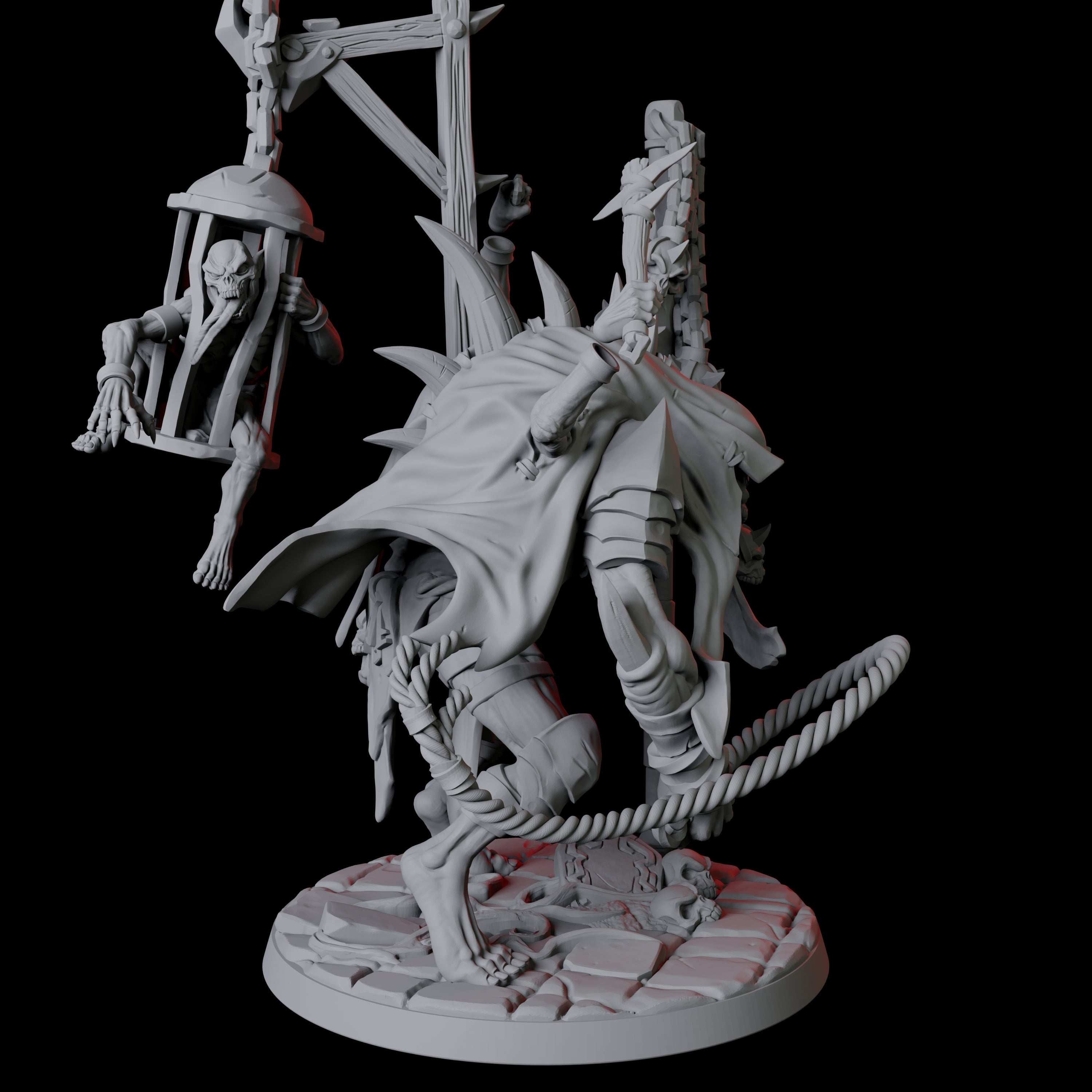 Menacing Boneclaw Miniature for Dungeons and Dragons, Pathfinder or other TTRPGs