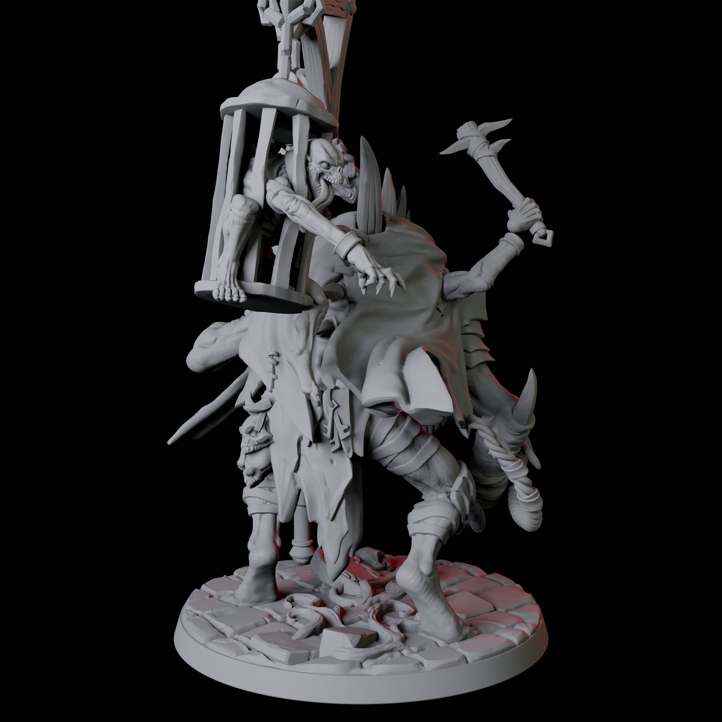 Menacing Boneclaw Miniature for Dungeons and Dragons, Pathfinder or other TTRPGs