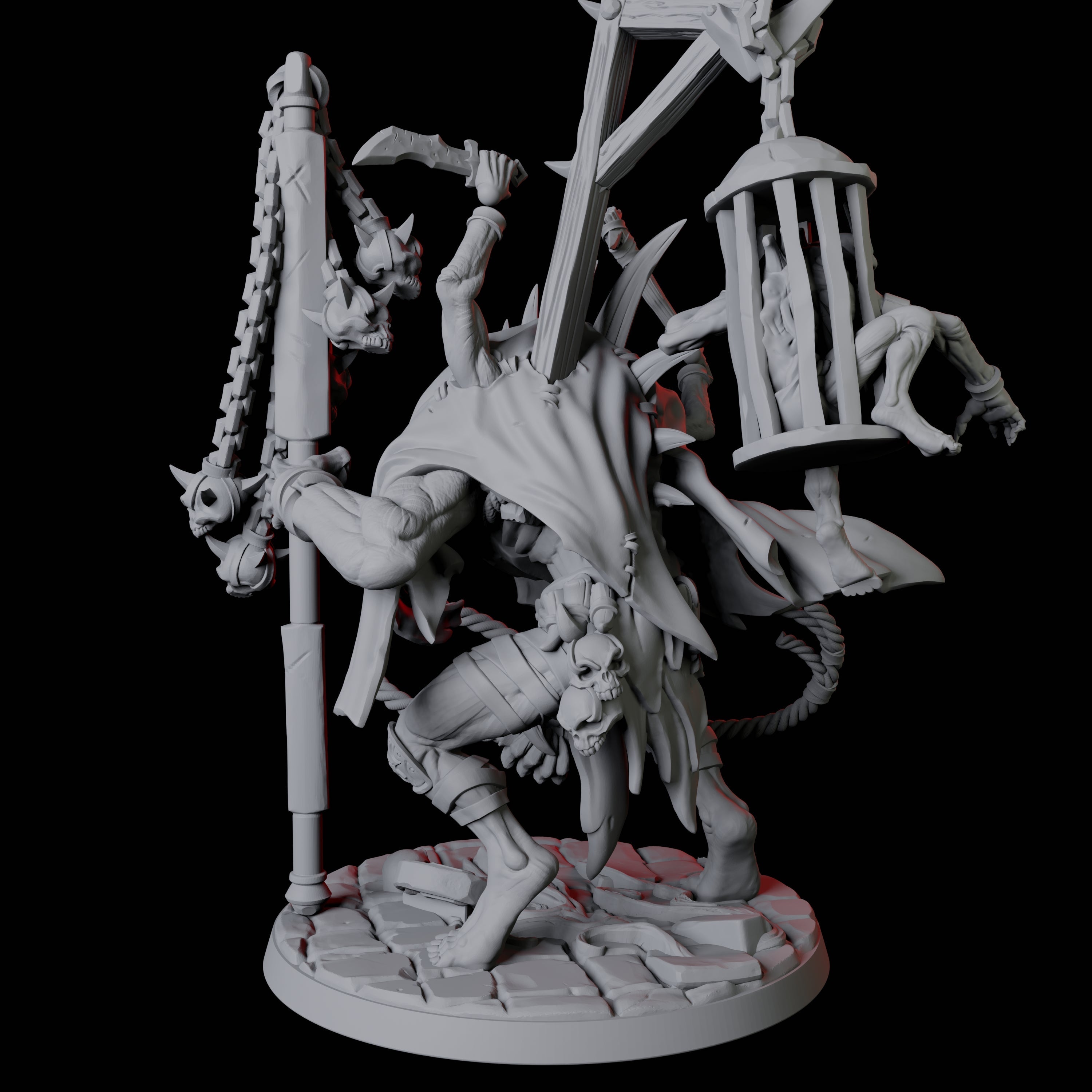 Menacing Boneclaw Miniature for Dungeons and Dragons, Pathfinder or other TTRPGs