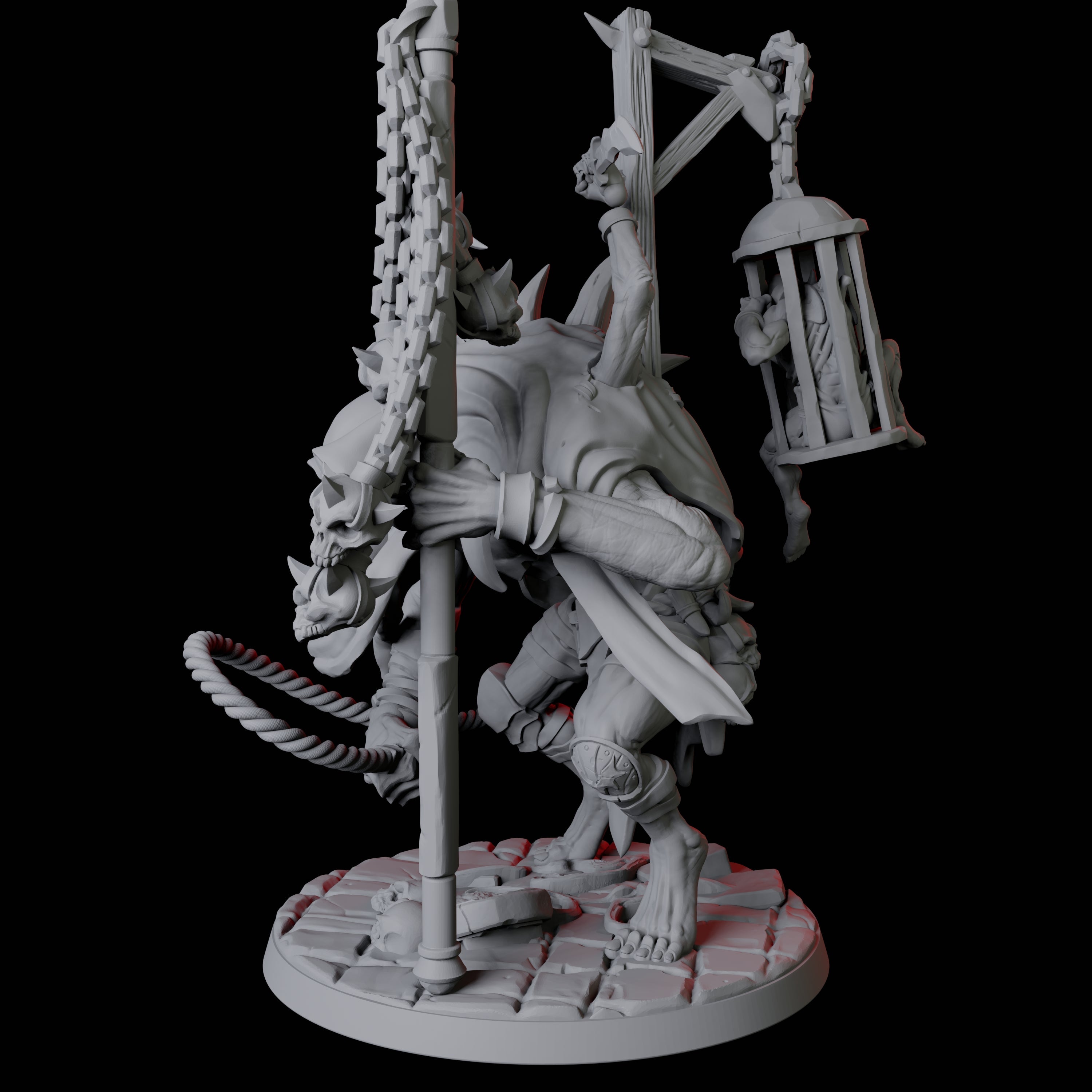 Menacing Boneclaw Miniature for Dungeons and Dragons, Pathfinder or other TTRPGs