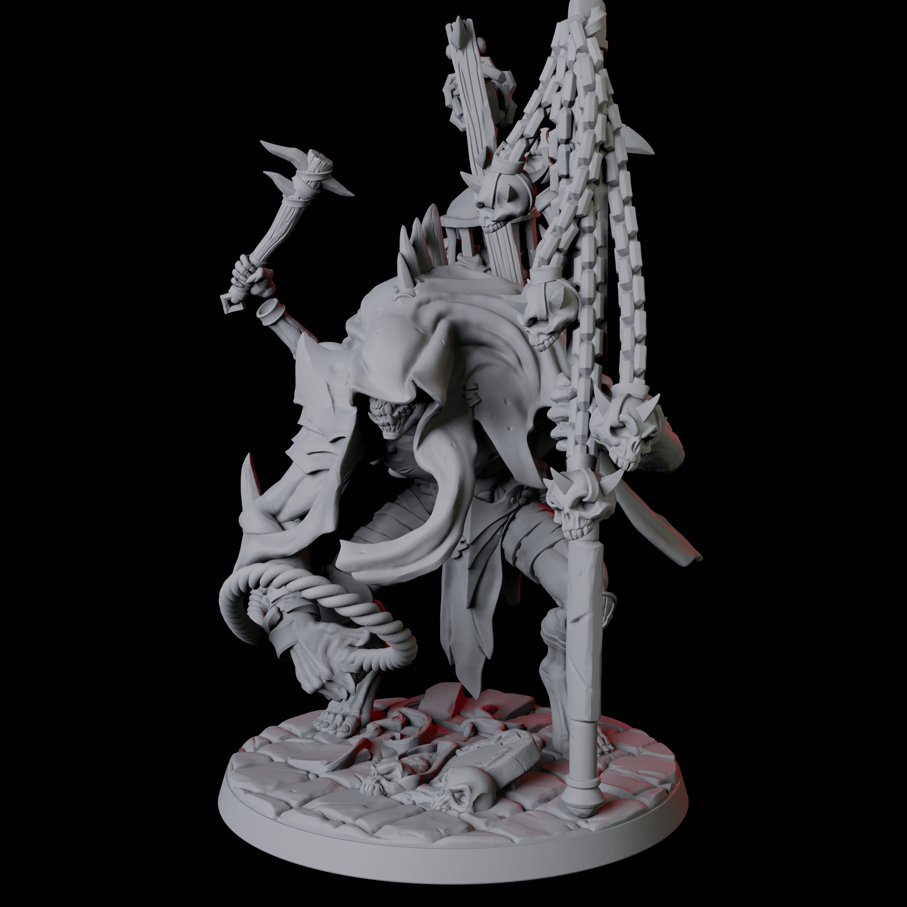 Menacing Boneclaw Miniature for Dungeons and Dragons, Pathfinder or other TTRPGs