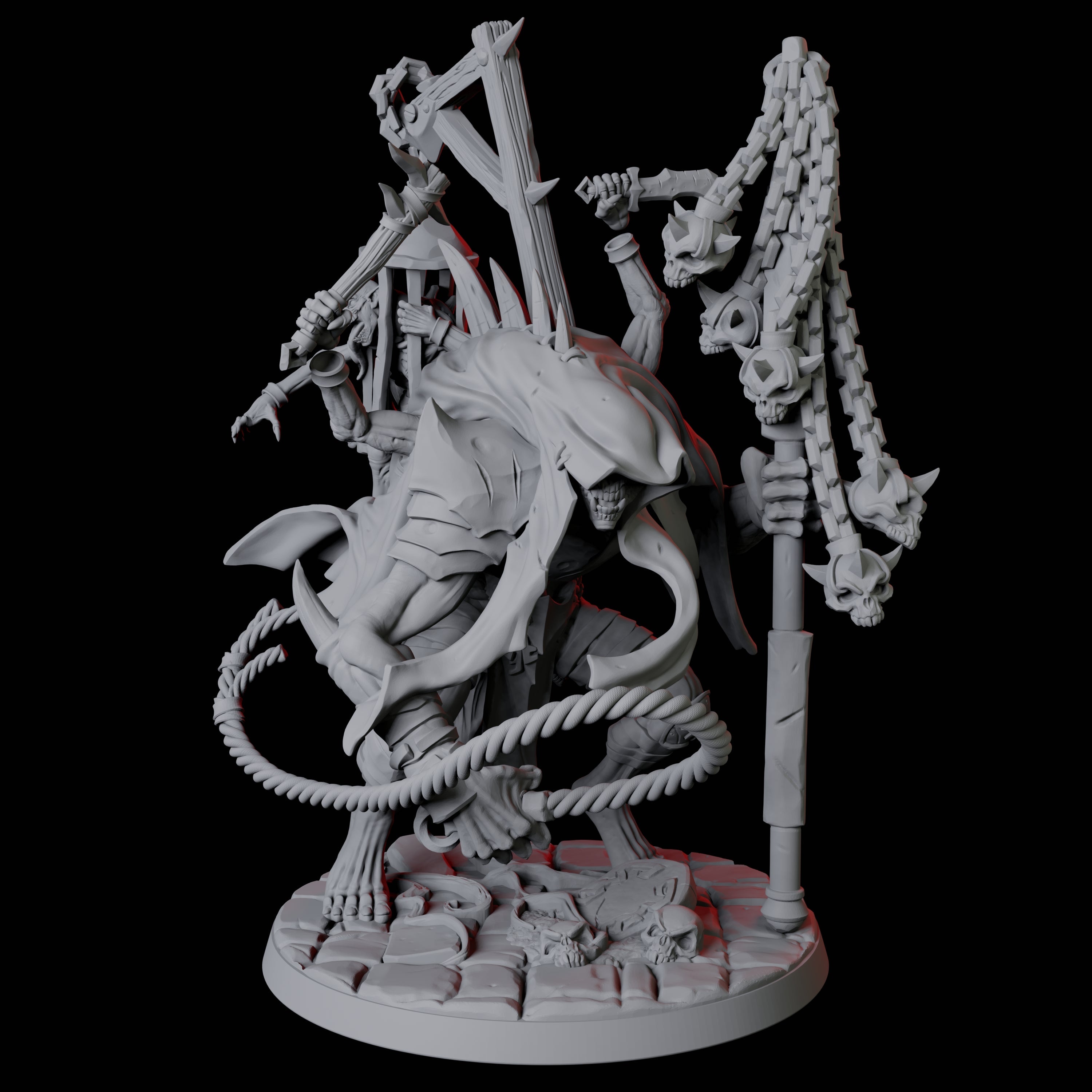 Menacing Boneclaw Miniature for Dungeons and Dragons, Pathfinder or other TTRPGs