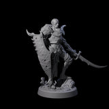 Menacing Death Knight Warrior Miniature for Dungeons and Dragons, Pathfinder or other TTRPGs