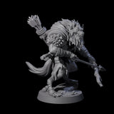 Menacing Gnoll Packmaster Miniature for Dungeons and Dragons, Pathfinder or other TTRPGs