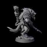 Menacing Gnoll Packmaster Miniature for Dungeons and Dragons, Pathfinder or other TTRPGs
