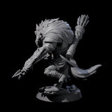 Menacing Gnoll Packmaster Miniature for Dungeons and Dragons, Pathfinder or other TTRPGs