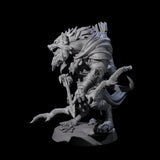 Menacing Gnoll Packmaster Miniature for Dungeons and Dragons, Pathfinder or other TTRPGs