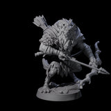 Menacing Gnoll Packmaster Miniature for Dungeons and Dragons, Pathfinder or other TTRPGs