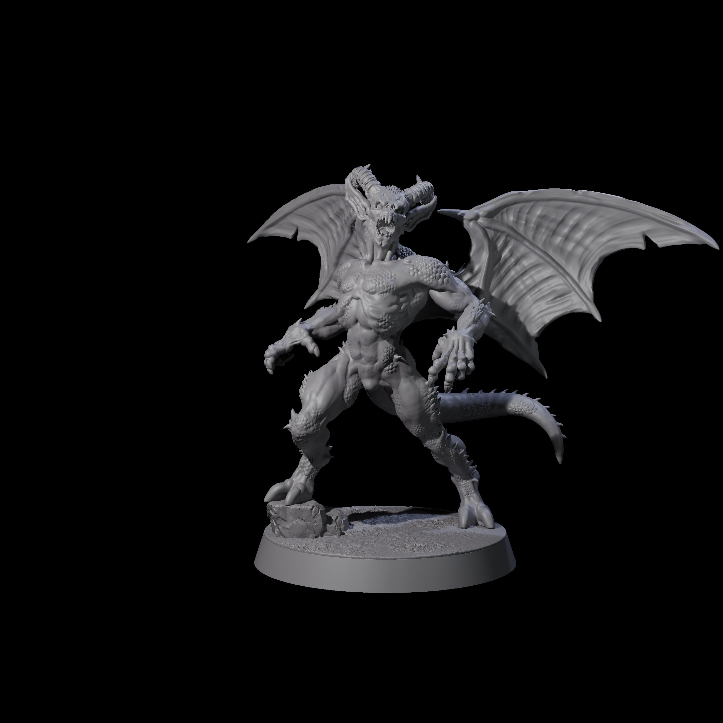 Menacing Imp Fiend Miniature for Dungeons and Dragons, Pathfinder or other TTRPGs