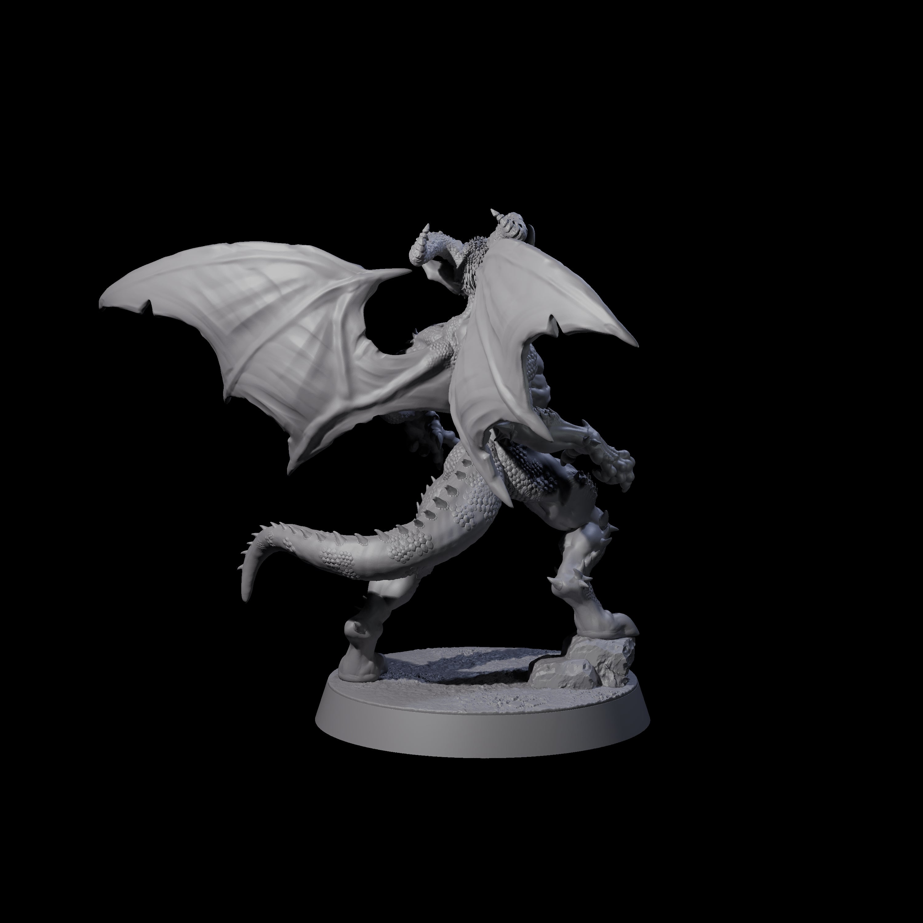 Menacing Imp Fiend Miniature for Dungeons and Dragons, Pathfinder or other TTRPGs