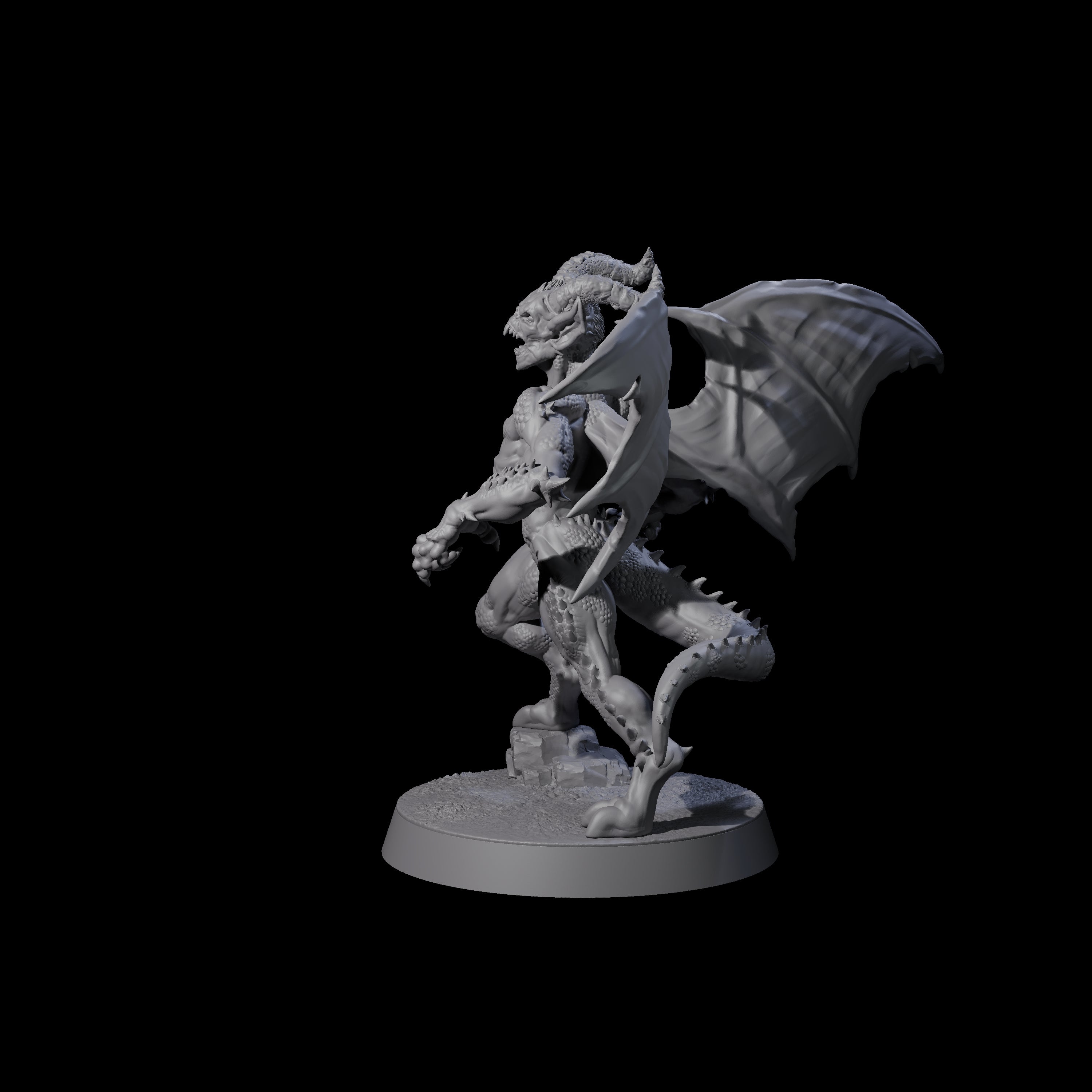 Menacing Imp Fiend Miniature for Dungeons and Dragons, Pathfinder or other TTRPGs